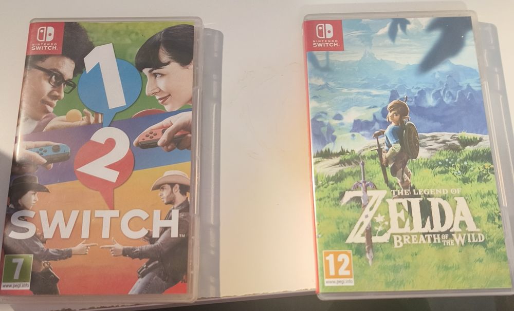 Lote 2 Jogos Nintendo Switch (Zelda + 1-2 Switch)"