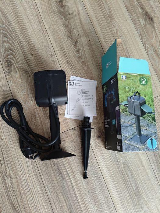 Gniazdko WiFi Ogrodowe Podwójne Wodoodporne