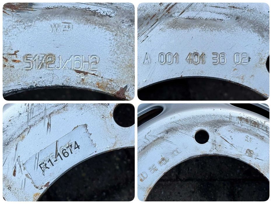 1X FELGA FELGI 16 Mercedes Sprinter W906 907 VW Crafter Bliźniak 6x205