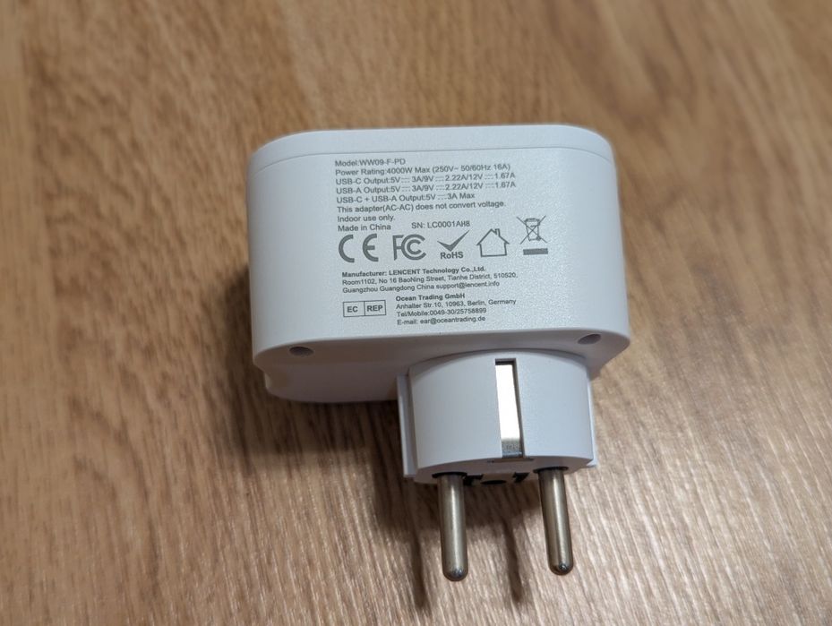 Настінна мультирозетка. Мережевий фільтр. Розетка-куб. Розетка type-c