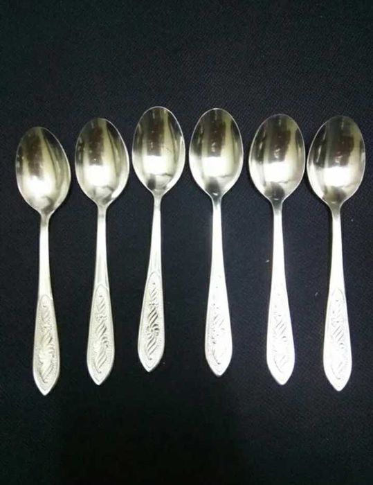 Набор чайных ложек нержавейка СССР новые
