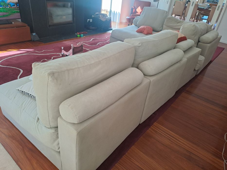 Sofá enorme modular de luxo