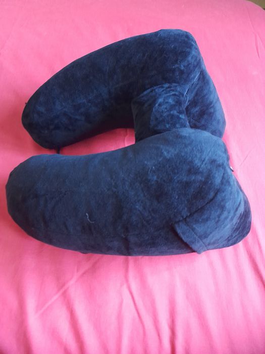 Almofada de viagem insuflável