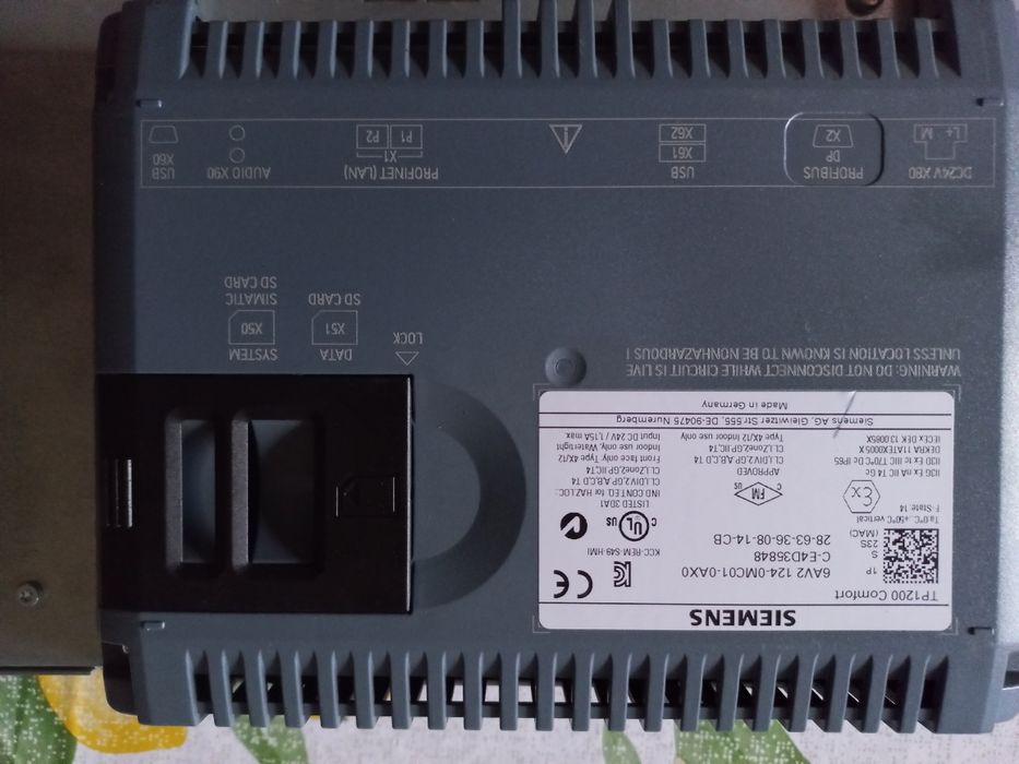 Siemens TP1200 Comfort.