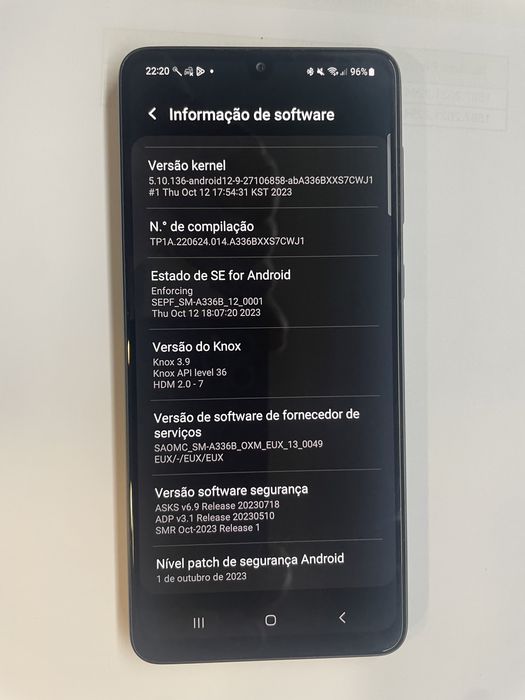 Samsung A33 como novo