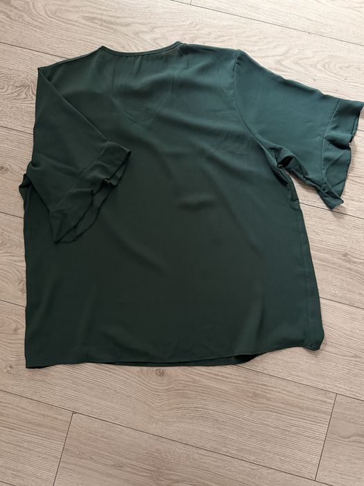Ciemnozielona Elegancka bluzka