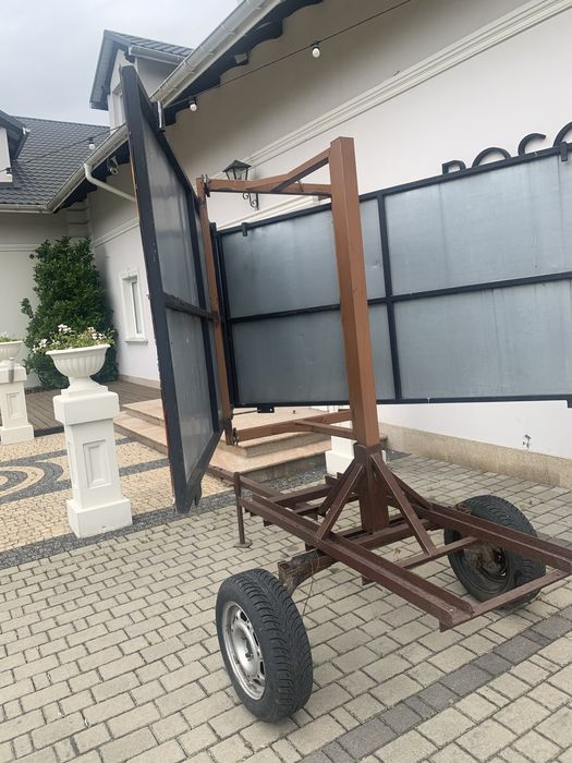 Reklama mobilna przyczepka banery bilbord