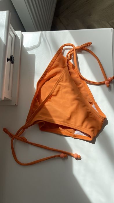 Pomarańczowy strój kąpielowy bikini rozmiar S