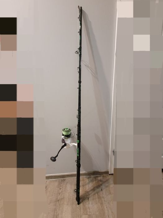 Wędka sumowa Black Cat z kołowrotkiem DAM Quick Combat