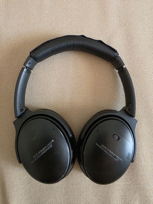 Bose QuietComfort 35 II (Preto) + Estojo Original + Kit Microfone Gaming / Trabalho