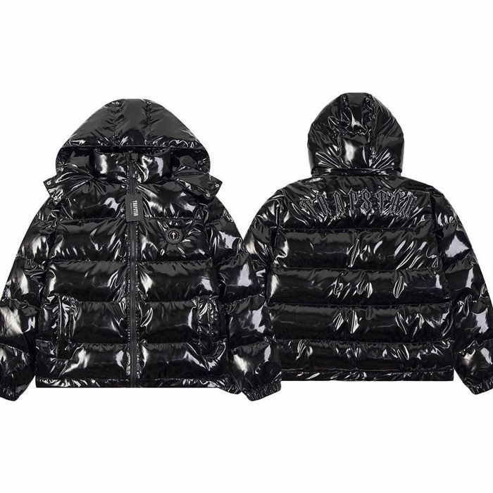 Пуховик Trapstar S-XL пухан трепстар на зиму глянцевий пуховик drill