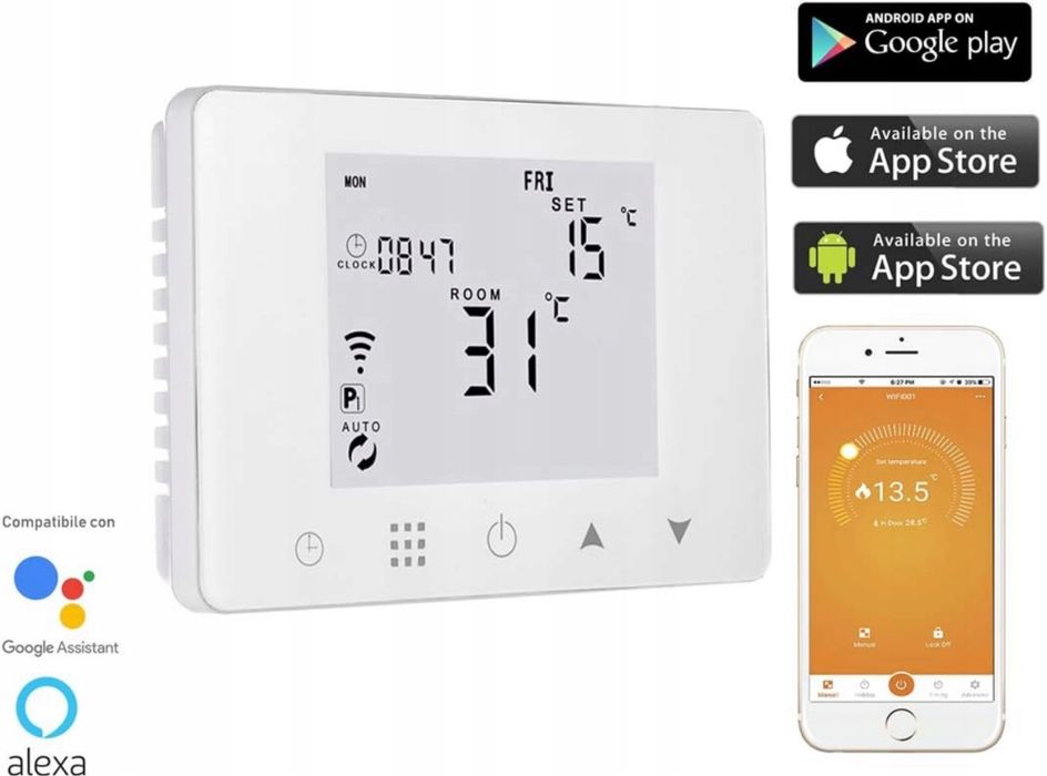 LEDLUX LL0253, termostat WiFi do kotła C931