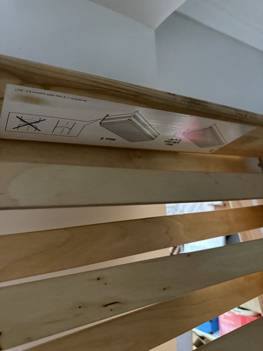 Camas ikea utaker com colchao