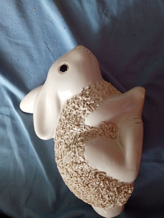 Królik zając ceramiczny