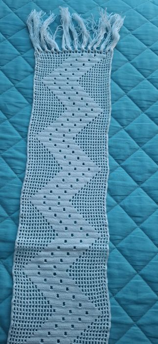 Naperão em crochê,  branco