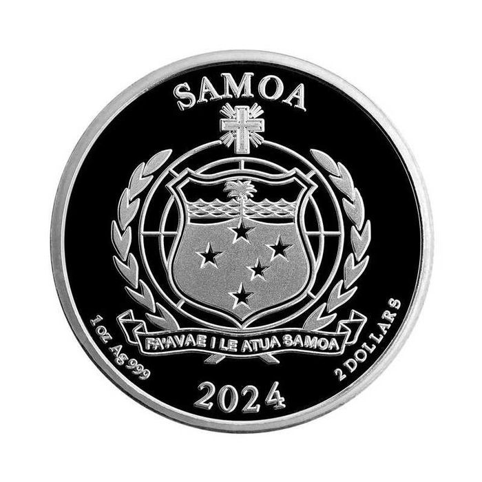Onça Prata 999 Samoa 2024