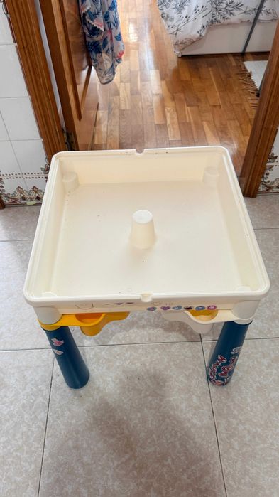 Mesa de Atividades Infantil Multifunções Lego + Cadeira