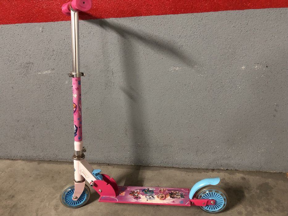 Trotinete menina patrulha pata