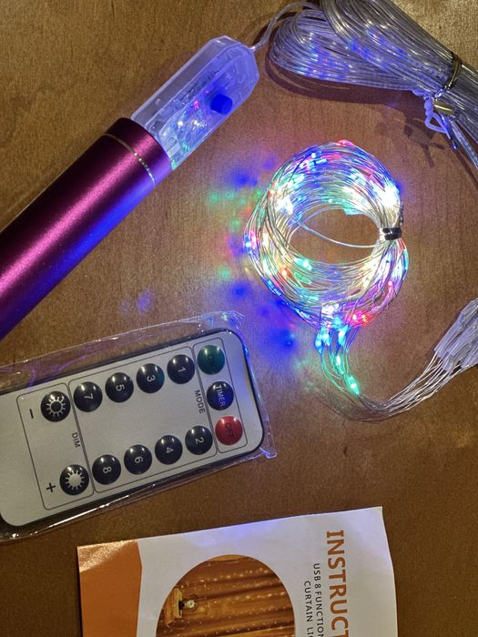 LED гірлянда штора 3м*1м