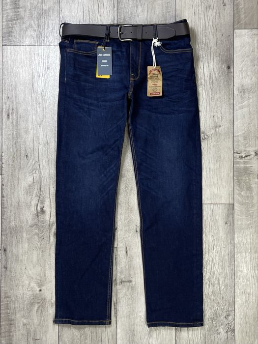 Jean Carriere Straight джинсы штаны W33 L32 размер синие оригинал