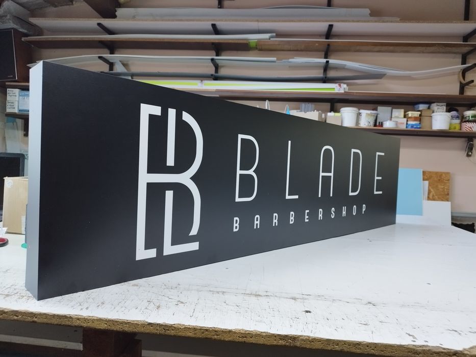 Букви Перукарня 25см з пінополістиролу. ЧПУ порізка Пінопласту, Літери