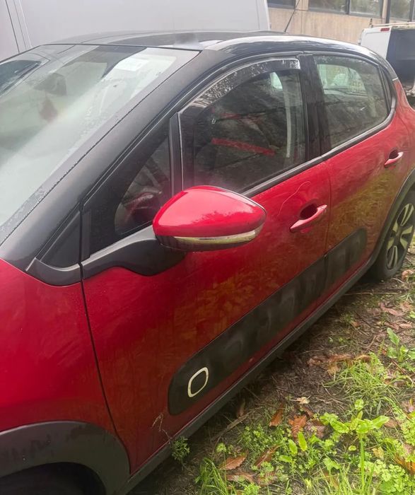 Espelho Retrovisor Frente Esquerdo Citroen C3 Ano 2017