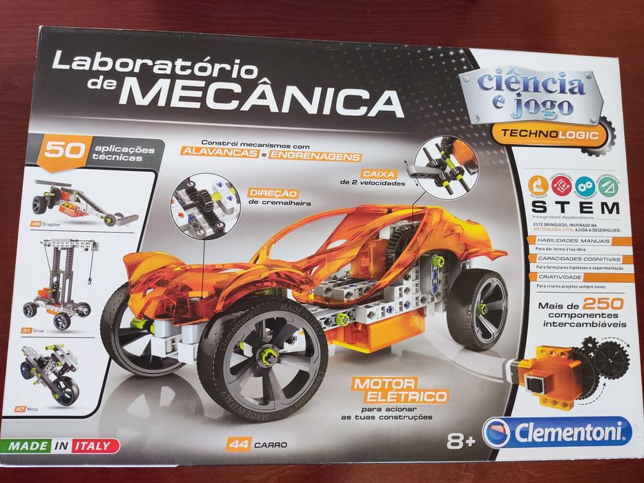 Lego Clementoni Constrói mecanismos com alavancas e engrenagens