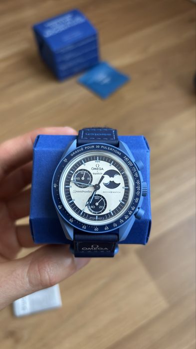 Omega x Swatch - Limited - Super Blue Moon Phase