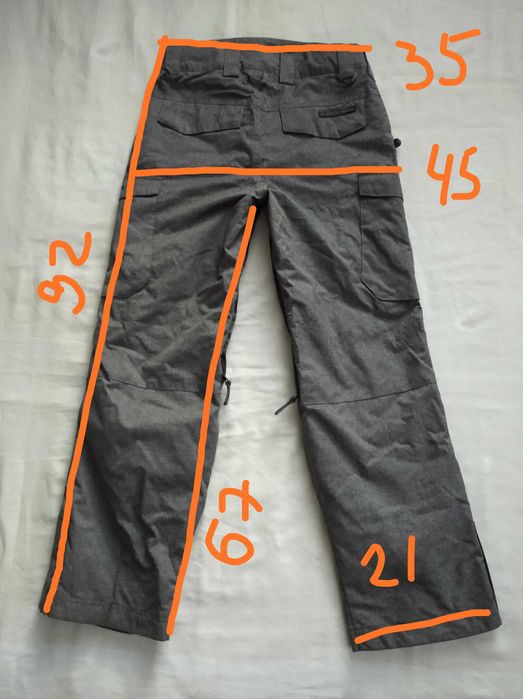 Лижні штани теплі розмір 152