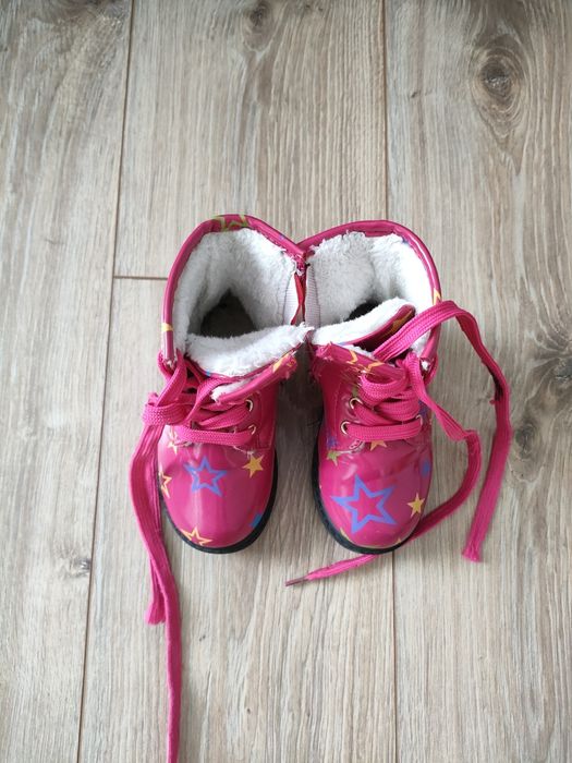 Buty zimowe dla dziewczynki r.24
