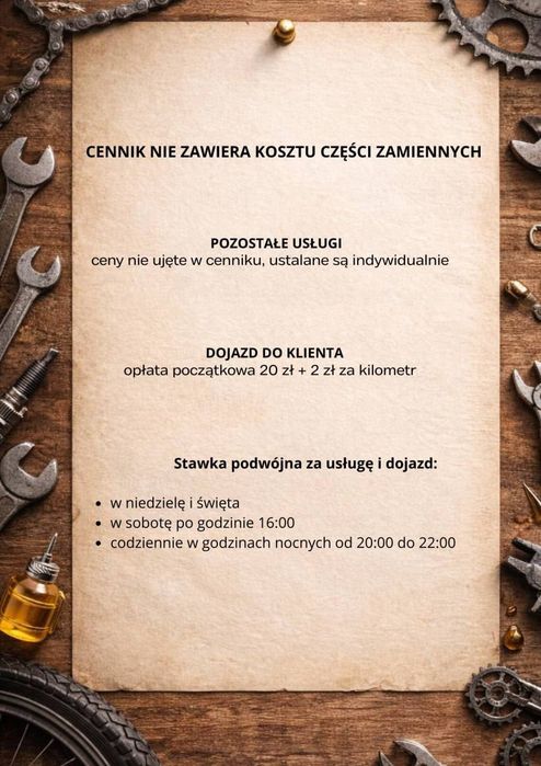 Mobilny Serwis Rowerowy – Dojazd do Klienta Szybka Naprawa Dobre Ceny
