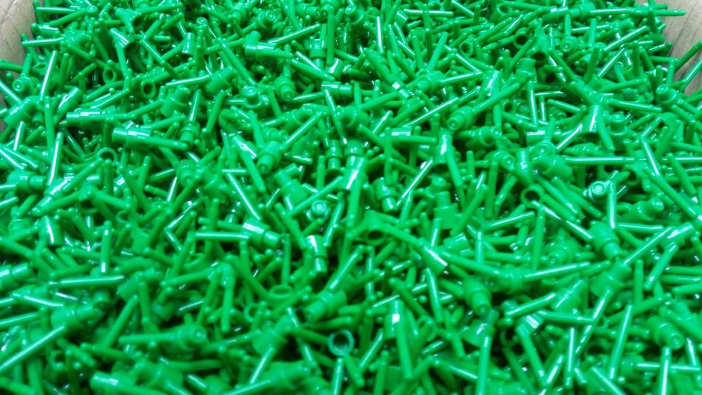 Klocki LEGO - Gałązki/trawki zielone - 250 sztuk - NOWE