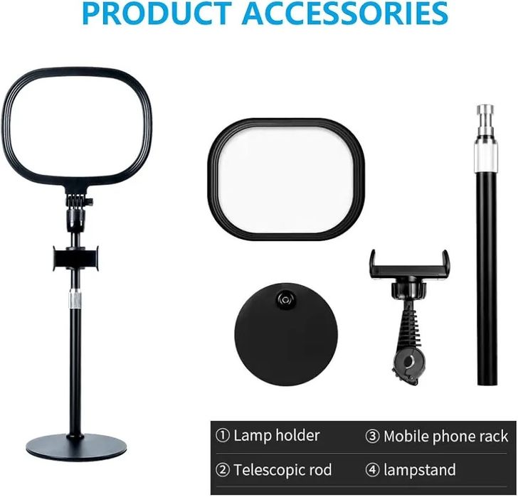 Zestaw do wideokonferencji z elastycznym stojakiem uchwytem na telefon