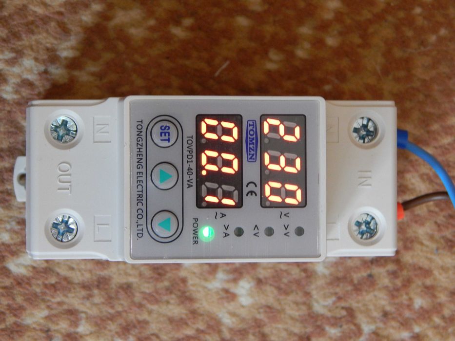 Реле напруги і струму Tomzn 40 А