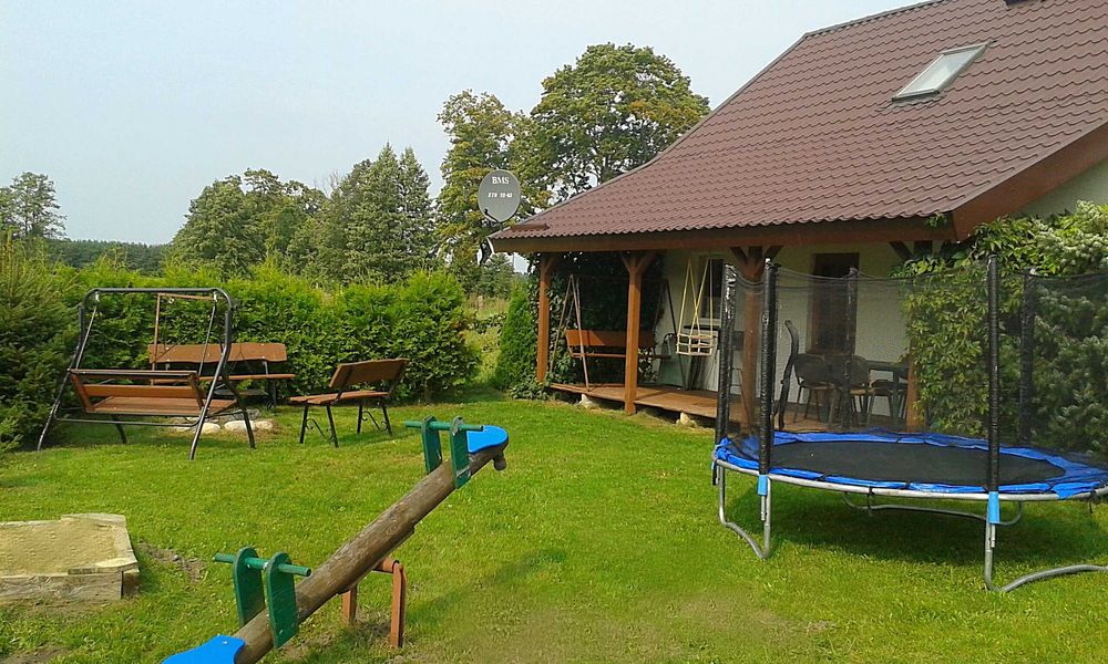 Biały domek na Mazurach - Zielony Łączyk BANIA SAUNA