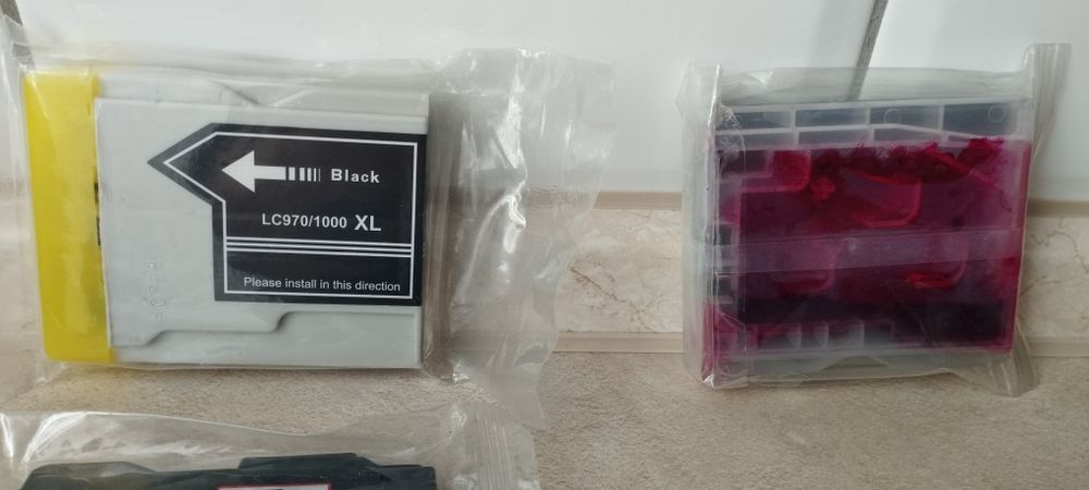 3 sztuki Tusze Catrige nr 1100 /980 NOWE do drukarki Brother MFC-295CN