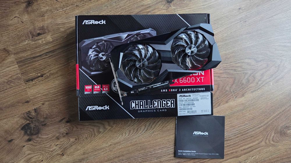 ASRock Radeon RX 6600 XT Challenger 8GB OC GDDR6
