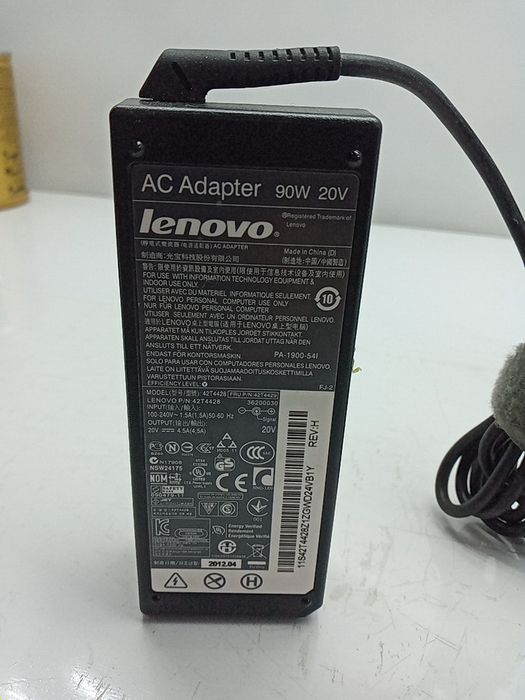 Блок живлення Lenovo 90W 20V широкий 3pin Оригінальний