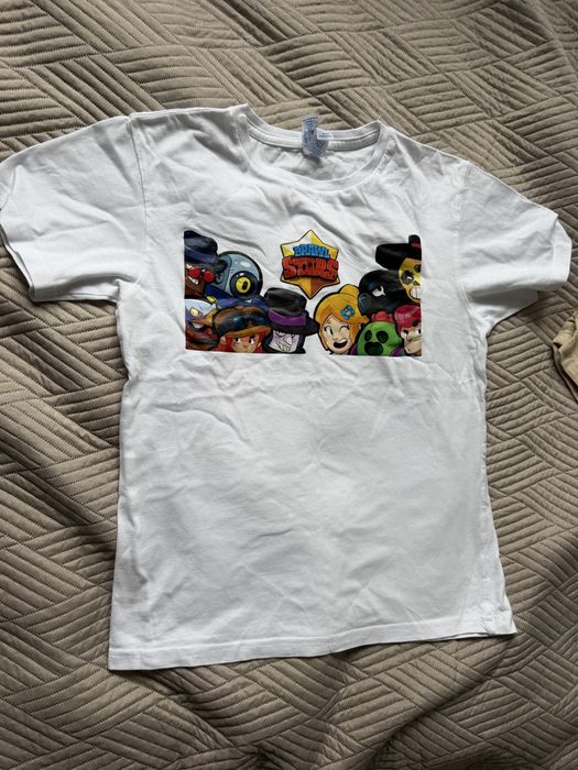 Koszulka biala brawl stars 140