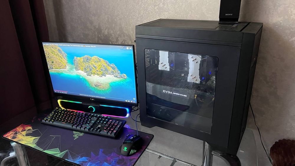 Продам игровой Пк Intel xeon 2x E5 2670 3.3Ghz рендер станция