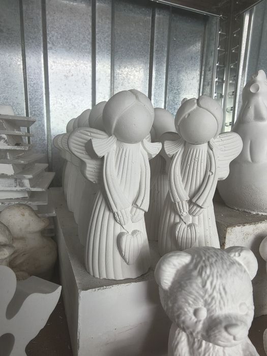 Figurki ceramiczne, gips ceramiczny różne wzory