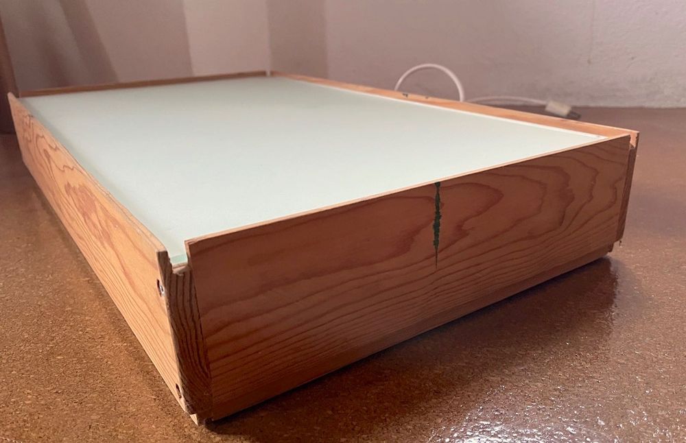 Caixa de luz para crianças, trabalho em vidro ou ATL