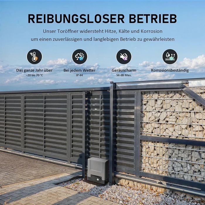 Электрический привод для раздвижных ворот CO-Z мощностью 280 Вт компле