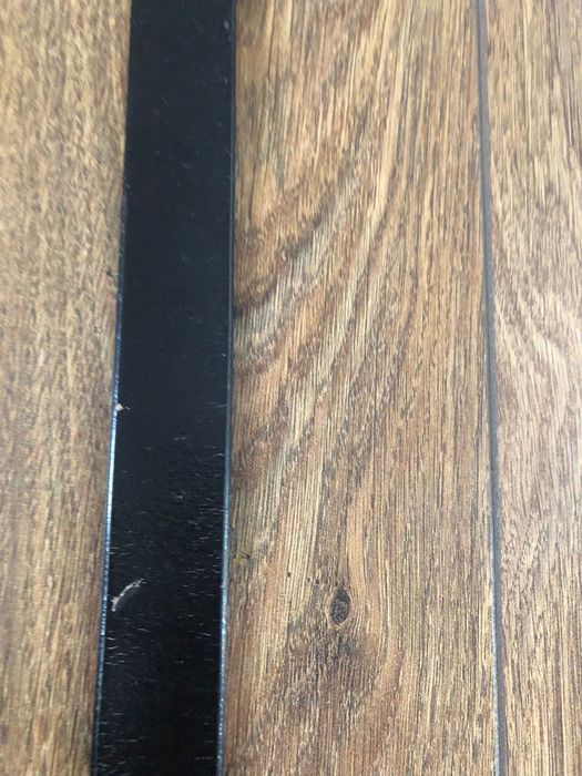 Pasek ze skóry naturalnej z klamrą GG