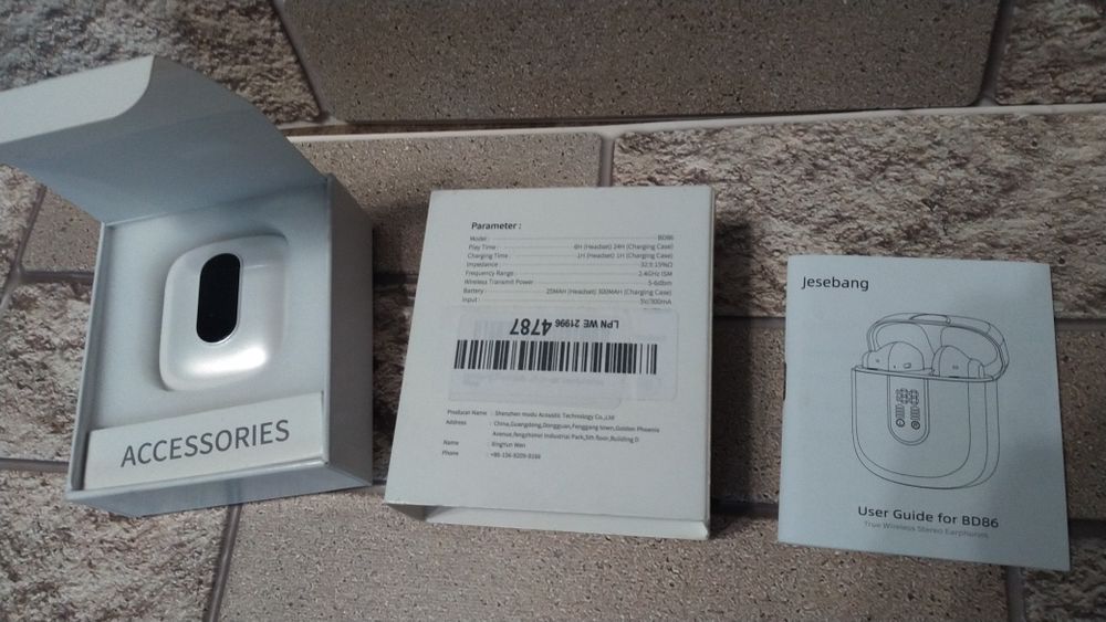 Amazon Bluetooth гарнітура Jesebang BD86 (наушники беспроводные)