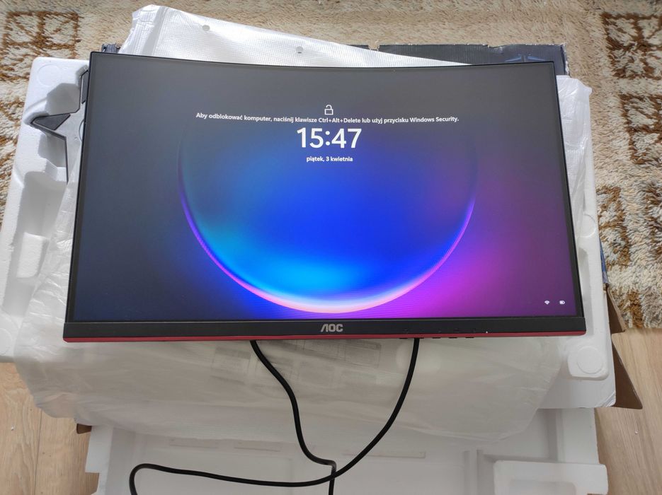 Monitor AOC C24G1 Curved 24" cale, 144Hz, 1ms, VA, FreeSync, HDMI