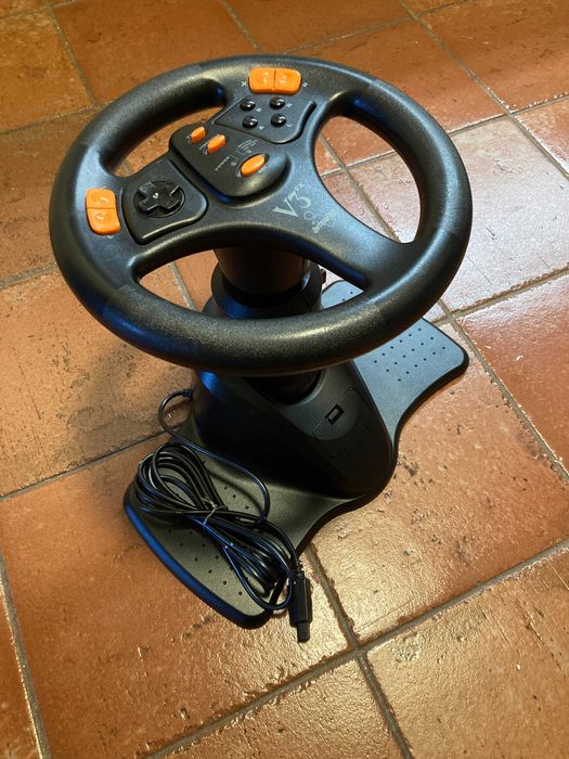 Interact V3FX Racing Wheel dreamcast volante e pedais