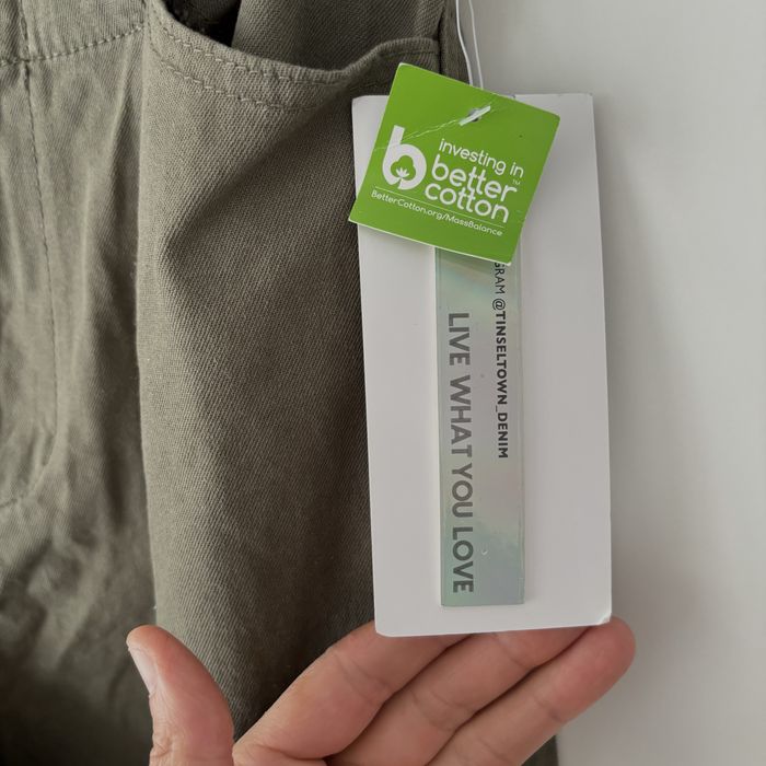 Spodnie damskie cargo, r.L, nowe, bawełna