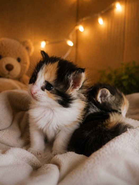 Gatinho Bébe da raça  Bosque da Noruega