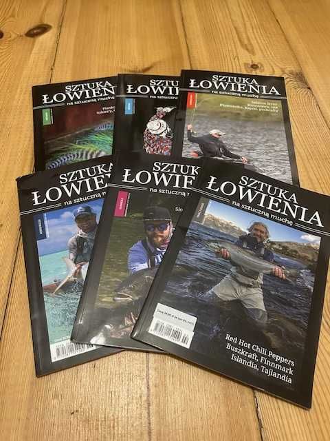 Sztuka Łowienia 3,5,6/2020; 3/2021, 5/2022, 1/2024 wędkarstwo muchowe